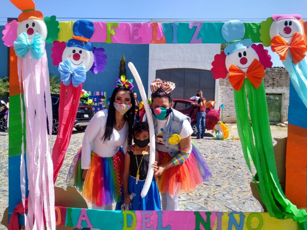 Actividad escolar del Colegio Santa Cruz